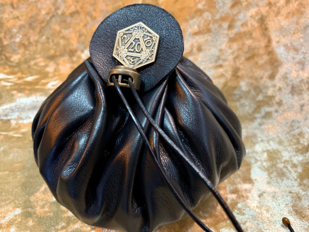 Dungeons and Dragons Large Genuine Real Luxury Leather Dice Bag DnD ...