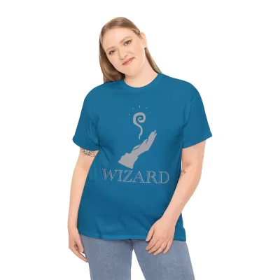 Wizard | Unisex Class T-shirt | Dungeons and Dragons Style | Pathfinder Style | Fantastic Gift | Metal D20 Shirt | Dragon Dice Shirt - Image 77