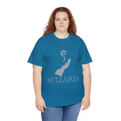 Wizard | Unisex Class T-shirt | Dungeons and Dragons Style | Pathfinder Style | Fantastic Gift | Metal D20 Shirt | Dragon Dice Shirt - Image 79