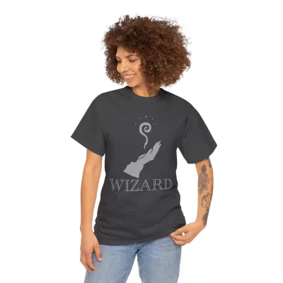 Wizard | Unisex Class T-shirt | Dungeons and Dragons Style | Pathfinder Style | Fantastic Gift | Metal D20 Shirt | Dragon Dice Shirt - Image 64