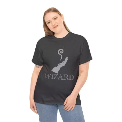 Wizard | Unisex Class T-shirt | Dungeons and Dragons Style | Pathfinder Style | Fantastic Gift | Metal D20 Shirt | Dragon Dice Shirt - Image 65