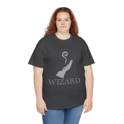 Wizard | Unisex Class T-shirt | Dungeons and Dragons Style | Pathfinder Style | Fantastic Gift | Metal D20 Shirt | Dragon Dice Shirt - Image 67