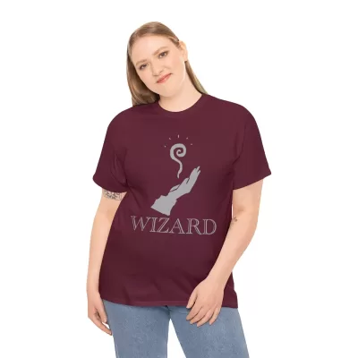 Wizard | Unisex Class T-shirt | Dungeons and Dragons Style | Pathfinder Style | Fantastic Gift | Metal D20 Shirt | Dragon Dice Shirt - Image 41