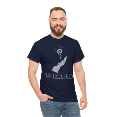 Wizard | Unisex Class T-shirt | Dungeons and Dragons Style | Pathfinder Style | Fantastic Gift | Metal D20 Shirt | Dragon Dice Shirt - Image 85