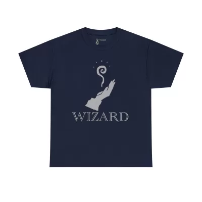 Wizard | Unisex Class T-shirt | Dungeons and Dragons Style | Pathfinder Style | Fantastic Gift | Metal D20 Shirt | Dragon Dice Shirt - Image 86