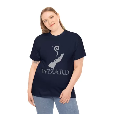 Wizard | Unisex Class T-shirt | Dungeons and Dragons Style | Pathfinder Style | Fantastic Gift | Metal D20 Shirt | Dragon Dice Shirt - Image 89