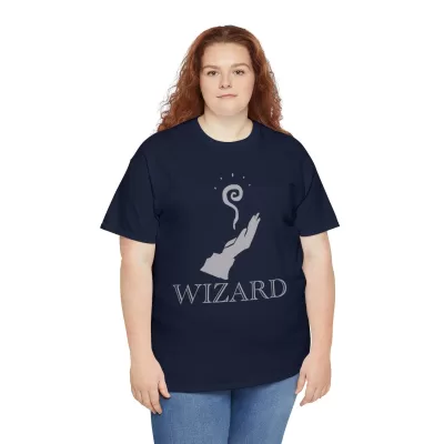 Wizard | Unisex Class T-shirt | Dungeons and Dragons Style | Pathfinder Style | Fantastic Gift | Metal D20 Shirt | Dragon Dice Shirt - Image 91