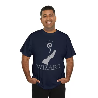 Wizard | Unisex Class T-shirt | Dungeons and Dragons Style | Pathfinder Style | Fantastic Gift | Metal D20 Shirt | Dragon Dice Shirt - Image 92