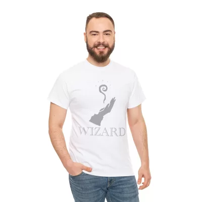 Wizard | Unisex Class T-shirt | Dungeons and Dragons Style | Pathfinder Style | Fantastic Gift | Metal D20 Shirt | Dragon Dice Shirt - Image 13