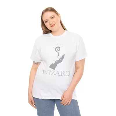 Wizard | Unisex Class T-shirt | Dungeons and Dragons Style | Pathfinder Style | Fantastic Gift | Metal D20 Shirt | Dragon Dice Shirt - Image 17