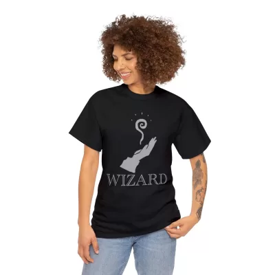 Wizard | Unisex Class T-shirt | Dungeons and Dragons Style | Pathfinder Style | Fantastic Gift | Metal D20 Shirt | Dragon Dice Shirt - Image 28