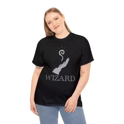 Wizard | Unisex Class T-shirt | Dungeons and Dragons Style | Pathfinder Style | Fantastic Gift | Metal D20 Shirt | Dragon Dice Shirt - Image 29