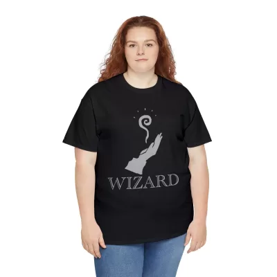 Wizard | Unisex Class T-shirt | Dungeons and Dragons Style | Pathfinder Style | Fantastic Gift | Metal D20 Shirt | Dragon Dice Shirt - Image 31