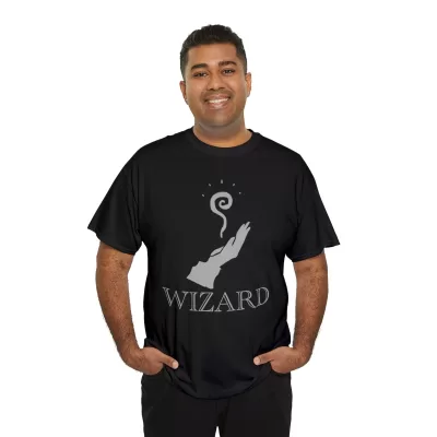 Wizard | Unisex Class T-shirt | Dungeons and Dragons Style | Pathfinder Style | Fantastic Gift | Metal D20 Shirt | Dragon Dice Shirt - Image 32