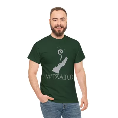 Wizard | Unisex Class T-shirt | Dungeons and Dragons Style | Pathfinder Style | Fantastic Gift | Metal D20 Shirt | Dragon Dice Shirt - Image 49