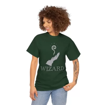 Wizard | Unisex Class T-shirt | Dungeons and Dragons Style | Pathfinder Style | Fantastic Gift | Metal D20 Shirt | Dragon Dice Shirt - Image 52