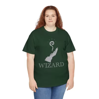 Wizard | Unisex Class T-shirt | Dungeons and Dragons Style | Pathfinder Style | Fantastic Gift | Metal D20 Shirt | Dragon Dice Shirt - Image 55