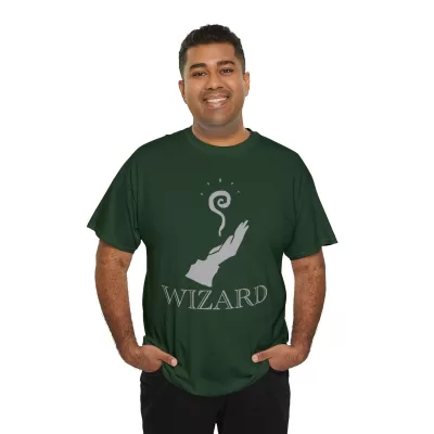 Wizard | Unisex Class T-shirt | Dungeons and Dragons Style | Pathfinder Style | Fantastic Gift | Metal D20 Shirt | Dragon Dice Shirt - Image 56